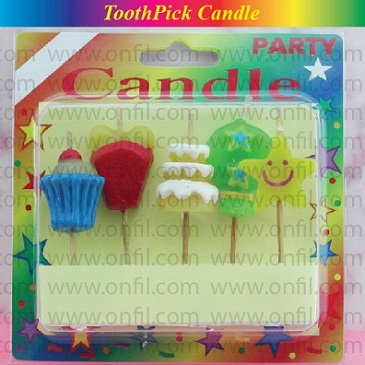 ToothPick Candle Set for party