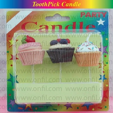 ToothPick Candle Set for party