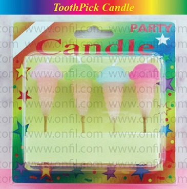 ToothPick Candle Set for party