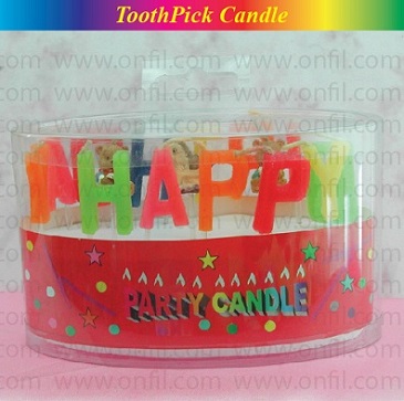 Birthday ToothPick Candle Set