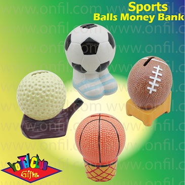 Ceramic Sports Money Bank