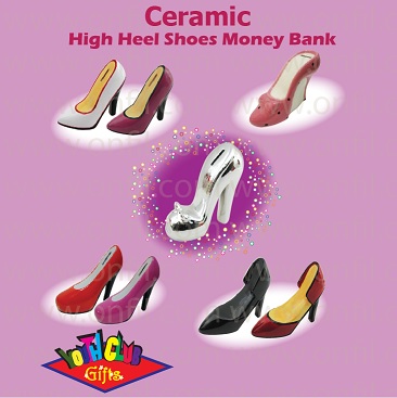 High Heel Shoes Money Bank