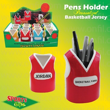 Pen Holder - Basketball Jersey